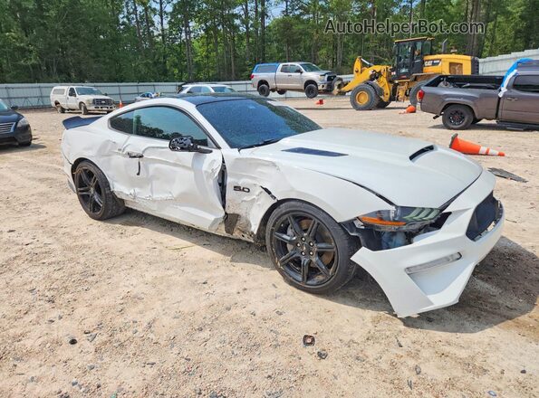 1FA6P8CF5J5153424 2018 FORD MUSTANG White Przód prawy