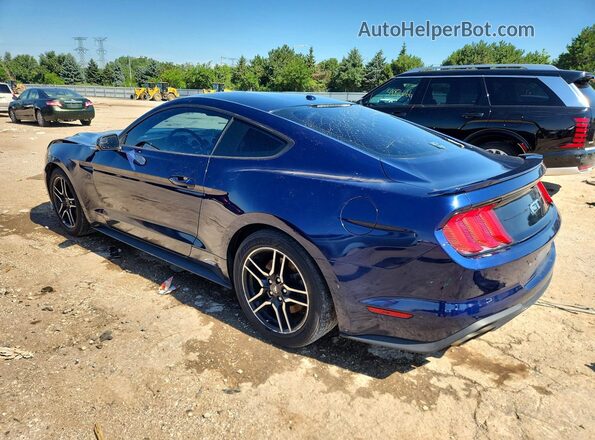 1FA6P8CF5J5162964 2018 FORD MUSTANG Синий Задняя левая четверть