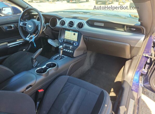 1FA6P8CF5J5162964 2018 FORD MUSTANG Синий Вид панели приборов