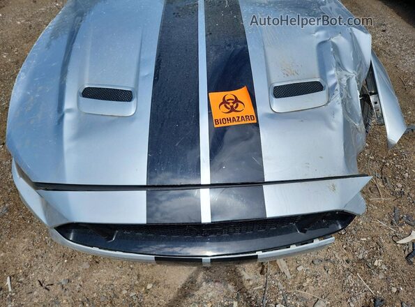 1FA6P8CF5K5164523 2019 FORD MUSTANG Silver Vista interior trasera