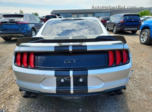 1FA6P8CF5K5164523 2019 FORD MUSTANG Silver Vista trasera