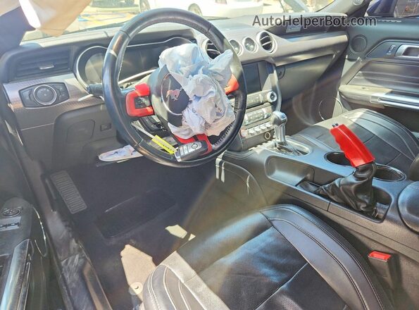 1FA6P8CF5K5189762 2019 FORD MUSTANG Blue Առջևի վահանակի տեսք