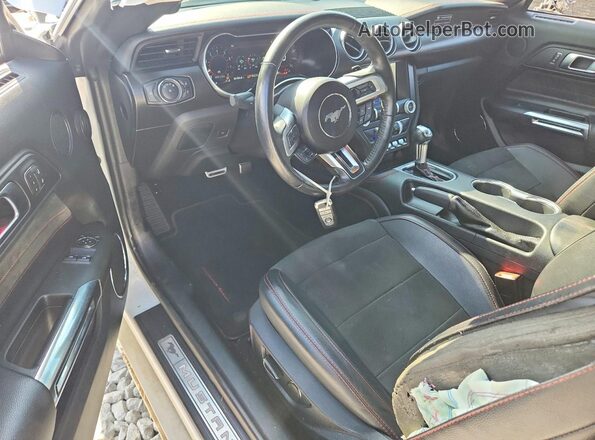 1FA6P8CF5K5191107 2019 FORD MUSTANG White Առջևի վահանակի տեսք