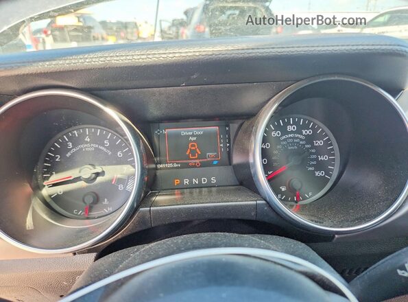 1FA6P8CF5N5130604 2022 FORD MUSTANG Gray Սարքավորումների վահանակի տեսք