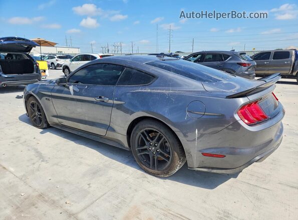 1FA6P8CF5N5130604 2022 FORD MUSTANG Gray Հետևի ձախ