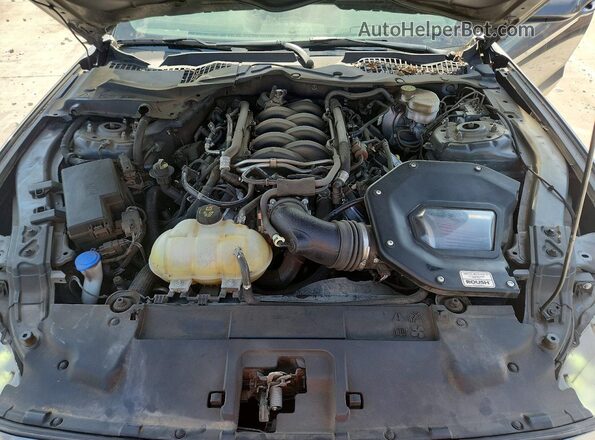 1FA6P8CF5N5130604 2022 FORD MUSTANG Gray Սալոնի հետևի տեսք