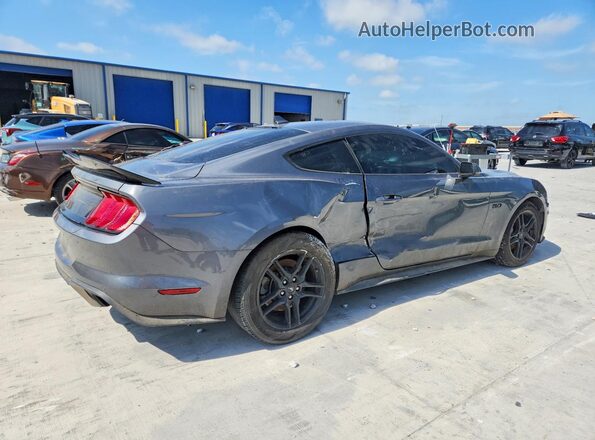 1FA6P8CF5N5130604 2022 FORD MUSTANG Gray Հետևի աջ