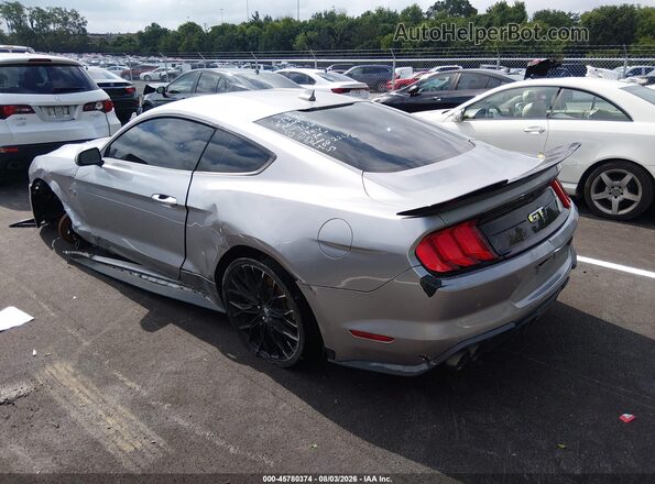 1FA6P8CF5N5138766 2022 FORD MUSTANG Silver Задня ліва чверть
