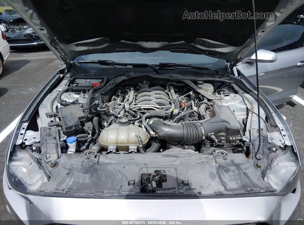 1FA6P8CF5N5138766 2022 FORD MUSTANG Silver Вид ззаду