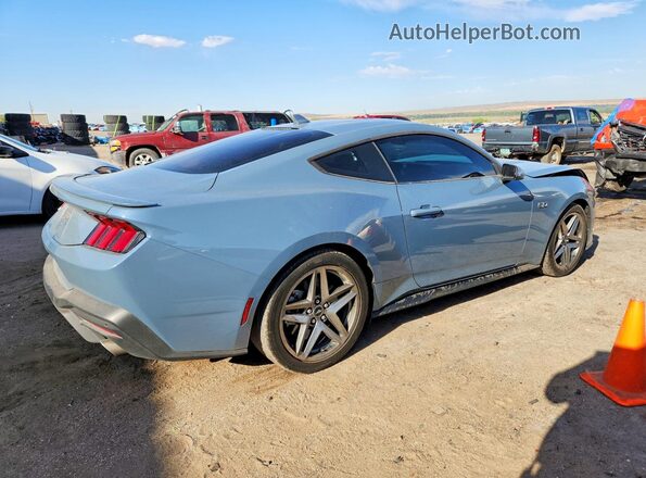 1FA6P8CF5S5413497 2025 FORD MUSTANG Blue Задня права чверть