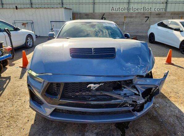 1FA6P8CF5S5413497 2025 FORD MUSTANG Blue Вид спереду