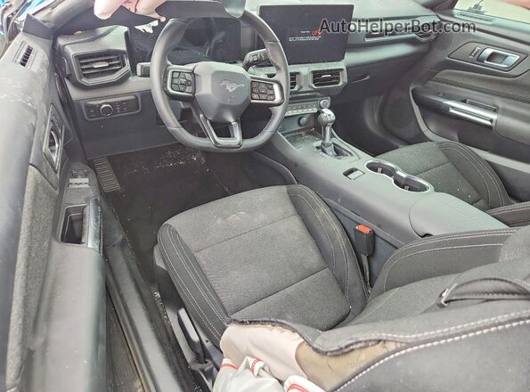 1FA6P8CF5T5402436 2026 FORD MUSTANG Blue Dashboard view