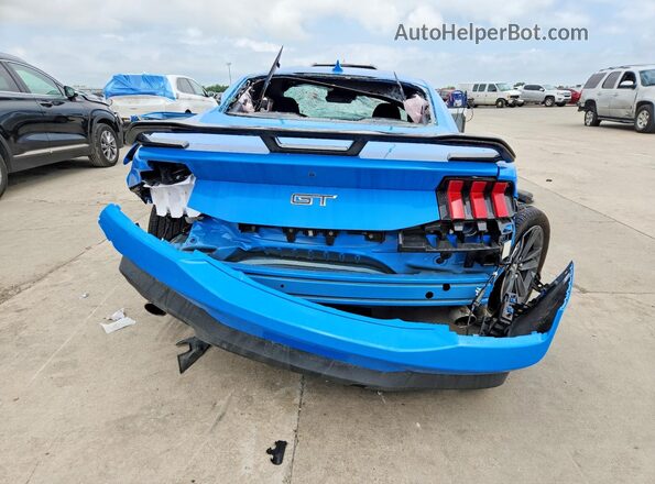 1FA6P8CF5T5402436 2026 FORD MUSTANG Blue Rear view