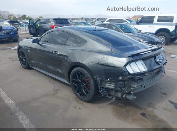 1FA6P8CF6G5228351 2016 FORD MUSTANG Gray Trasero izquierdo