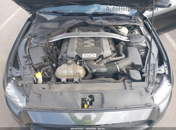 1FA6P8CF6G5228351 2016 FORD MUSTANG Gray Vista trasera