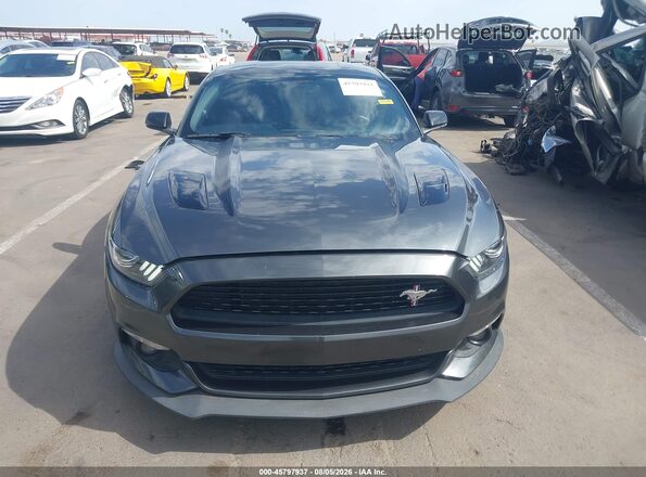 1FA6P8CF6G5228351 2016 FORD MUSTANG Gray Vista interior trasera