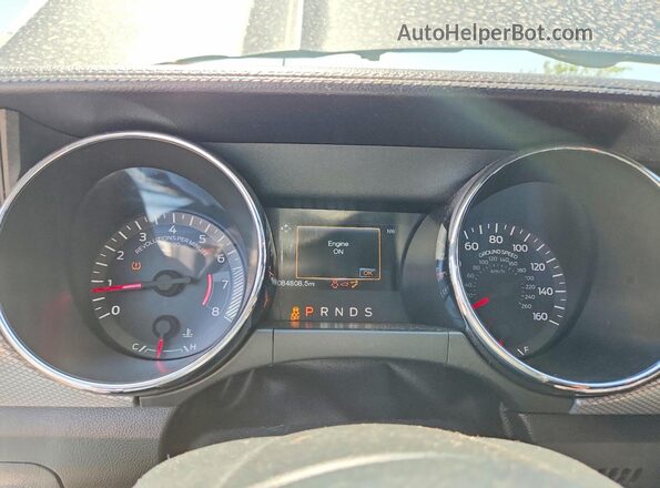 1FA6P8CF6G5303355 2016 FORD MUSTANG Gray Вид щитка приладів