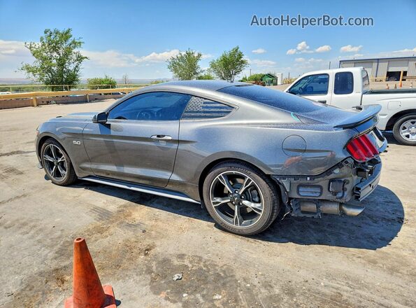1FA6P8CF6G5303355 2016 FORD MUSTANG Gray Задня ліва чверть