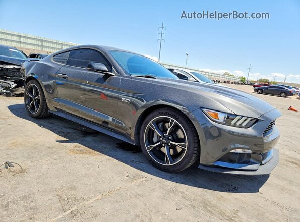 1FA6P8CF6G5303355 2016 FORD MUSTANG Gray Передня права чверть