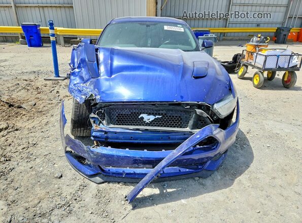 1FA6P8CF6G5322665 2016 FORD MUSTANG Blue წინა ხედი