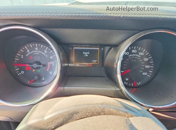 1FA6P8CF6G5322665 2016 FORD MUSTANG Blue ხელსაწყოთა პანელის ხედი