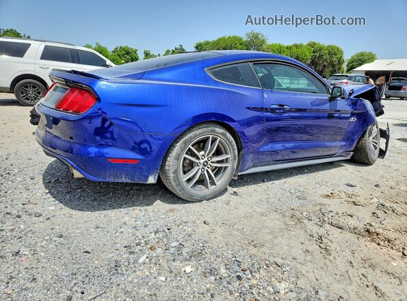 1FA6P8CF6G5322665 2016 FORD MUSTANG Blue უკანა მარჯვენა