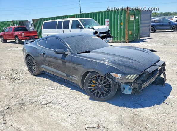 1FA6P8CF6H5208229 2017 FORD MUSTANG Black წინა მარჯვენა