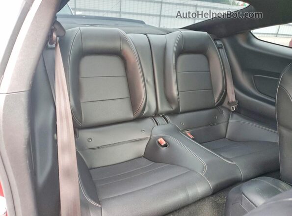 1FA6P8CF6J5101266 2018 FORD MUSTANG Burgundy Rear seats view