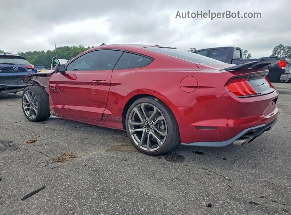 1FA6P8CF6J5101266 2018 FORD MUSTANG Burgundy Rear left