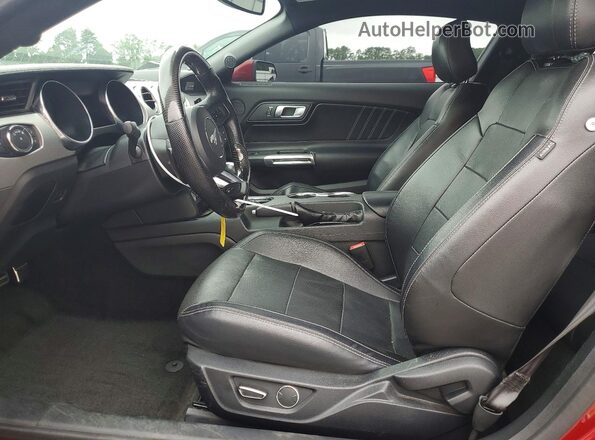 1FA6P8CF6J5101266 2018 FORD MUSTANG Burgundy Front interior view
