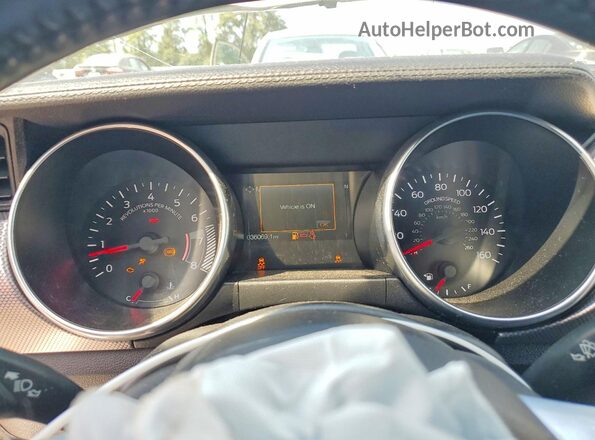 1FA6P8CF6K5102614 2019 FORD MUSTANG Серебряный Вид щитка приборов