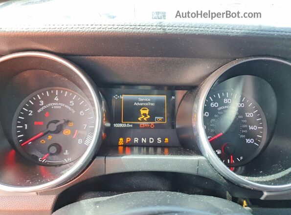 1FA6P8CF6K5161923 2019 FORD MUSTANG Silver ხელსაწყოთა პანელის ხედი
