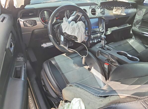 1FA6P8CF6K5161923 2019 FORD MUSTANG Silver წინა პანელის ხედი