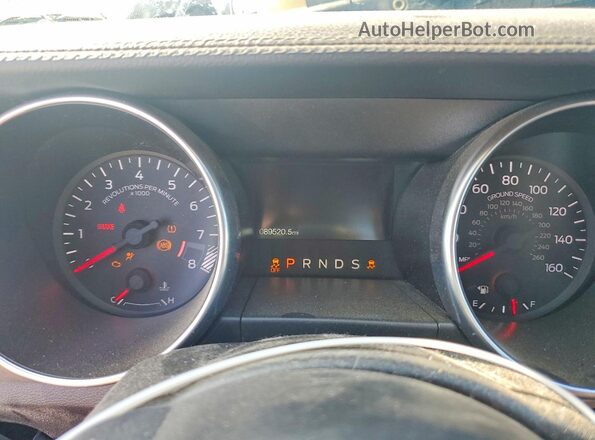 1FA6P8CF6K5199880 2019 FORD MUSTANG Black Սարքավորումների վահանակի տեսք