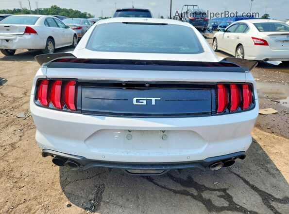 1FA6P8CF6L5108186 2020 FORD MUSTANG Белый Вид сзади