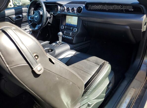 1FA6P8CF6L5168887 2020 FORD MUSTANG Gray წინა პანელის ხედი