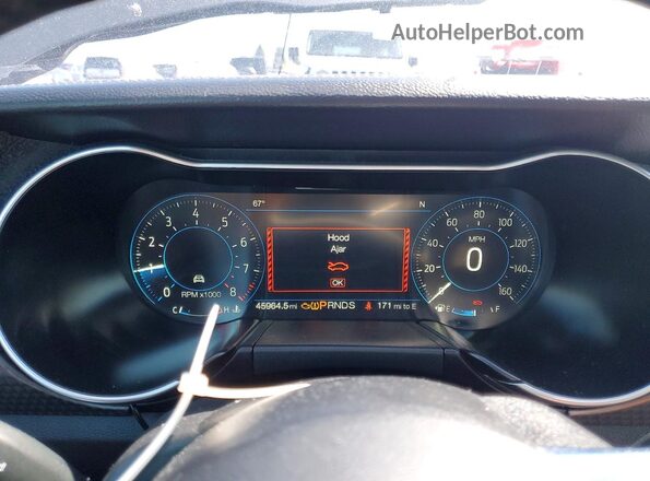 1FA6P8CF6L5168887 2020 FORD MUSTANG Gray ხელსაწყოთა პანელის ხედი