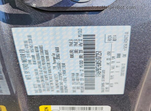 1FA6P8CF6M5107251 2021 FORD MUSTANG Gray Vista del compartimento del motor