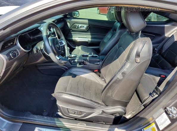 1FA6P8CF6M5107251 2021 FORD MUSTANG Gray Vista interior delantera