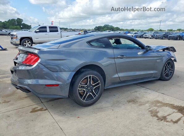 1FA6P8CF6M5138192 2021 FORD MUSTANG Gray უკანა მარჯვენა