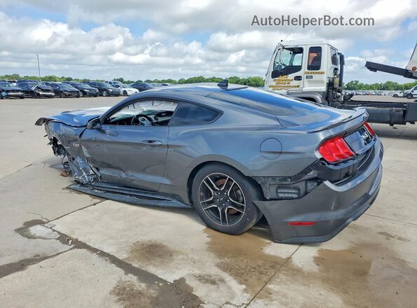 1FA6P8CF6M5138192 2021 FORD MUSTANG Gray უკანა მარცხენა