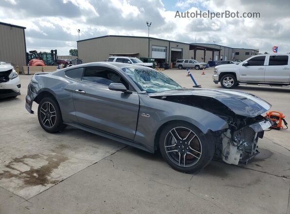 1FA6P8CF6M5138192 2021 FORD MUSTANG Gray 