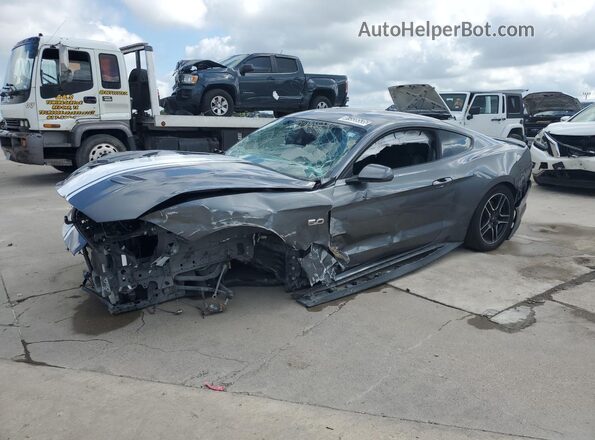 1FA6P8CF6M5138192 2021 FORD MUSTANG Gray 
