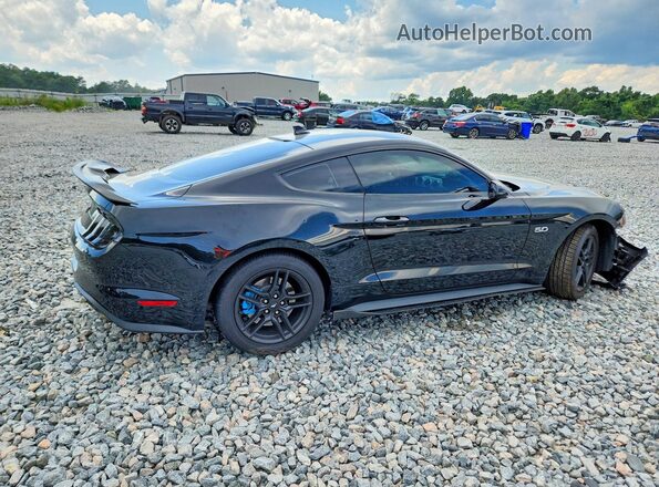 1FA6P8CF6M5149256 2021 FORD MUSTANG Black Հետևի աջ