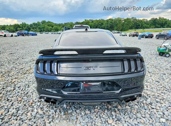 1FA6P8CF6M5149256 2021 FORD MUSTANG Black Հետևի տեսք