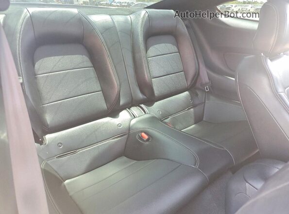 1FA6P8CF6M5153842 2021 FORD MUSTANG Black Widok tylnych siedzeń