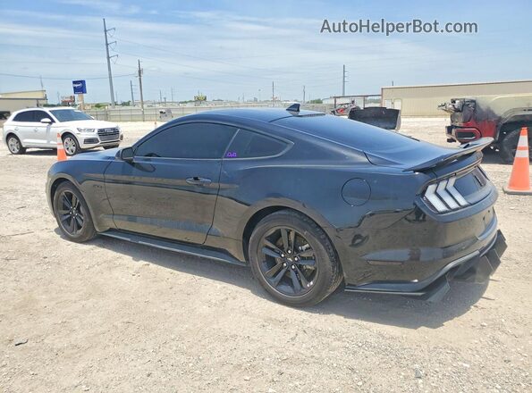 1FA6P8CF6M5153842 2021 FORD MUSTANG Black Tył lewy