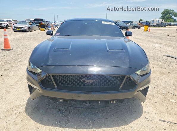 1FA6P8CF6M5153842 2021 FORD MUSTANG Black Widok z przodu