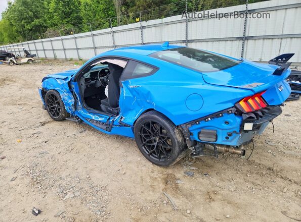 1FA6P8CF6R5411574 2024 FORD MUSTANG Blue Rear left