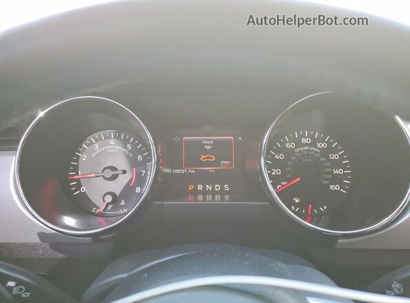 1FA6P8CF7G5335554 2016 FORD MUSTANG White ხელსაწყოთა პანელის ხედი